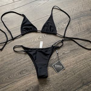 Brand new black zaful bikini